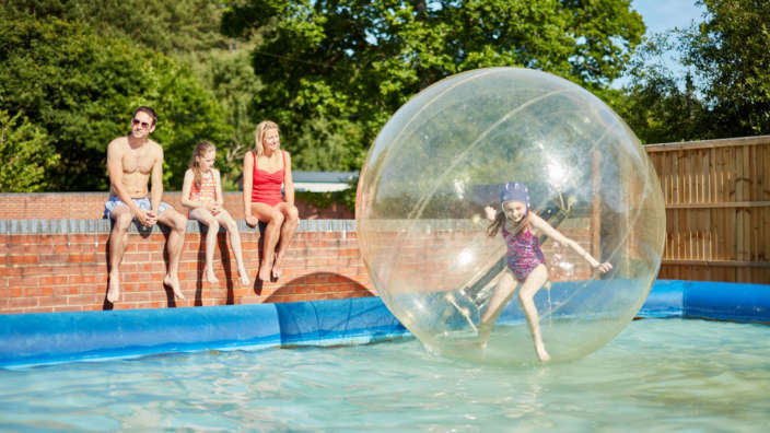 3 A Family Watches The Water Walkers At Oakdene's Go Active+ 3 A Family Watches The Water Walkers At Oakdene's Go Active+
